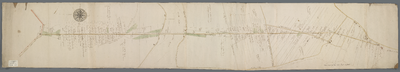 A-0300 [Kaart van de ontworpen trekvaart tussen Amsterdam - Haarlem], 1631